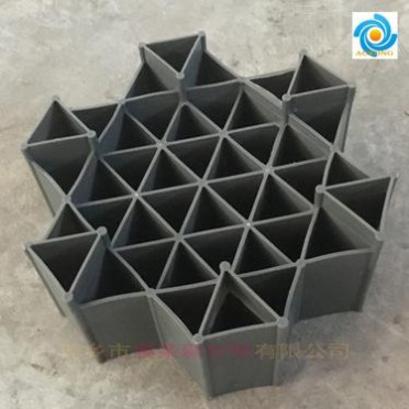 CPVC塑料棱形多孔組合環 六角內菱規整填料 六棱形組合環規整填料 PP RPP CPVC氯化聚氯乙烯塑料連環規整填料