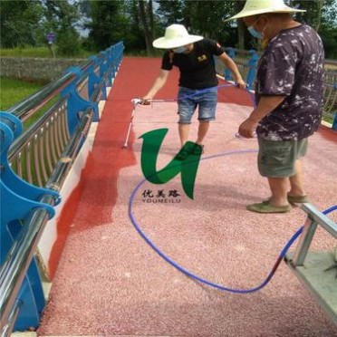 廣西南寧優美路廠家透水地坪施工透水地坪材料透水地坪廠家透水路面材料透水地坪施工