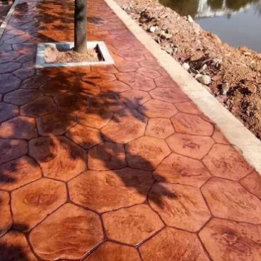 江蘇蘇州仿石材壓印復古壓花仿磚道路壓印仿木道路壓印仿大理石道路壓印優美路壓花