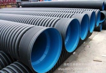 雙壁波紋管地埋污水管同質價低雙壁波紋管道